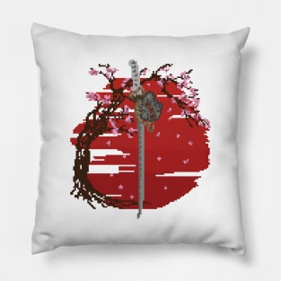 Pixel Katana Pillow