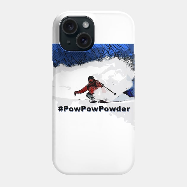 Powpowder Phone Case by laurie3