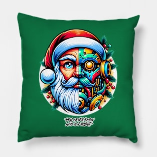 Merry Christmas Santabot Pillow