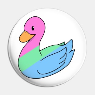 Pastel Polysexual Duck Pin