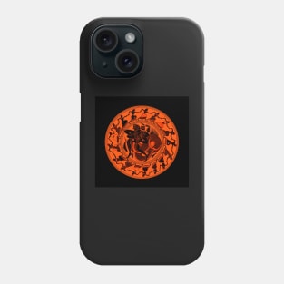 Hercules Wrestling with Triton Phone Case