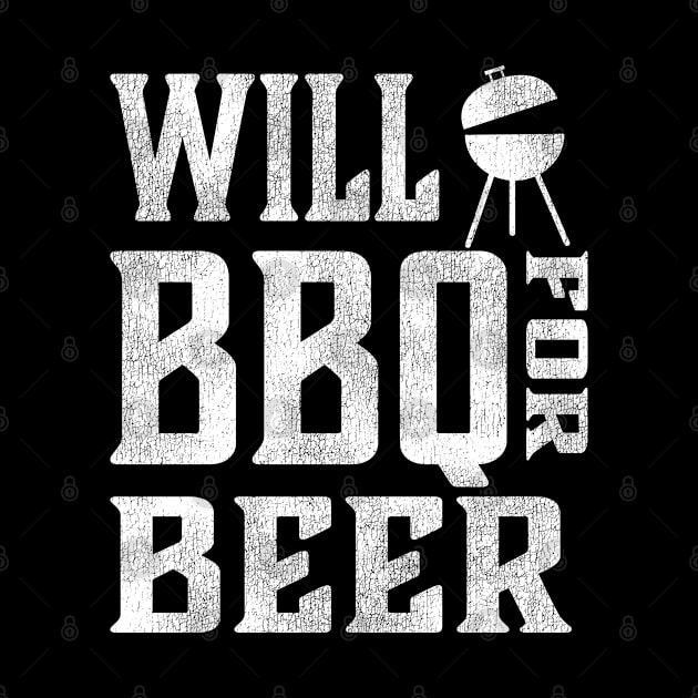 Will BBQ for Beer- or maybe Bourbon , but definitely Bourbon on the Rocks or Beer by Jas-Kei Designs