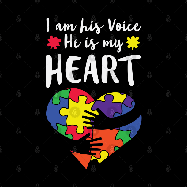 I Am His Voice He IS My Heart - Autistic Son by busines_night