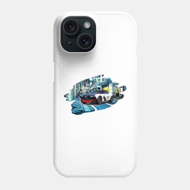 IDx Tokyo Night Print Phone Case by Auto-Prints