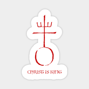 Christ Is King (large image, English text) Magnet