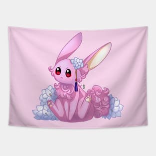 Angry Baby Bunny Tapestry