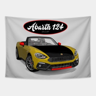 ABARTH 124 Giallo Tapestry