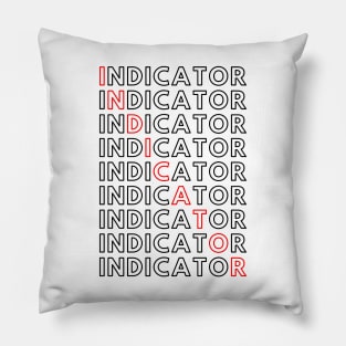 The INDICATOR Crossword (light) Pillow