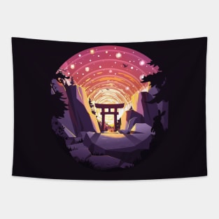 Torii Gate Tapestry