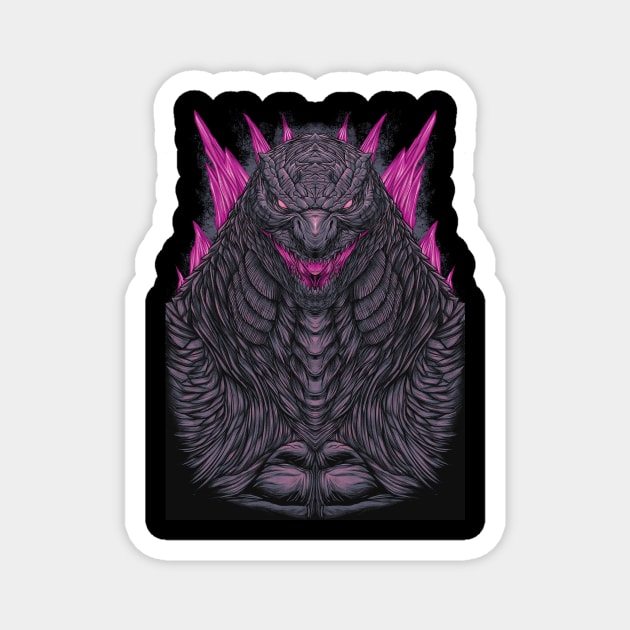 Godzilla Magnet by xronal