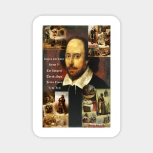 The Plays Of William Shakespeare Magnet