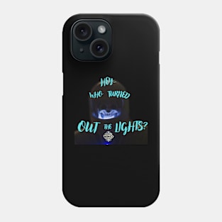 DrWhoPod Hey? Who Turned Out The Lights? Phone Case