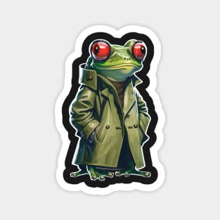 Frog in a coat Magnet