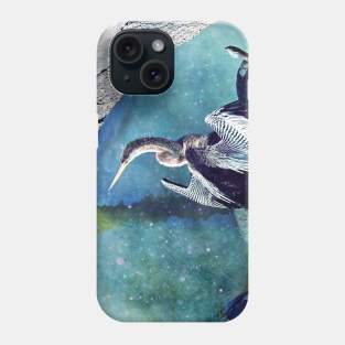 Colored Anhinga Phone Case