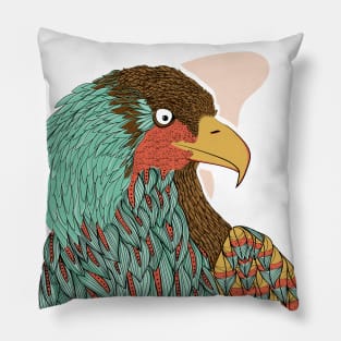 Colourful Eagle illustration Pillow