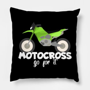 Motocross go for it Pillow