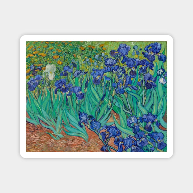 Irises Magnet by Art Smart