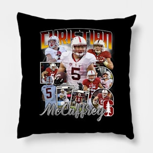 VINTAGE FOOTBALL 90S CHRISTIAN MCCAFFERY BOOTLEG Pillow