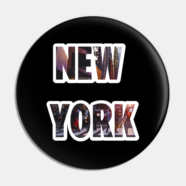 New York city walk typography letters NY city Pin by ivaostrogonac