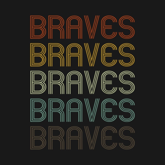 Retro Braves | Braves Team by cytoplastmaximume