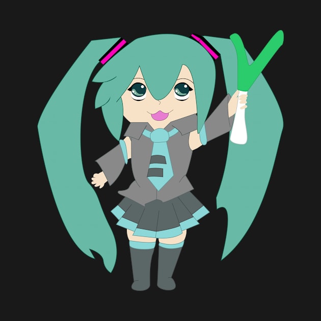 Chibi Mike Hatsune by RenYi