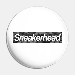 Sneakerhead Camo Gray Pin