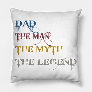 Funny design for dad Pillow