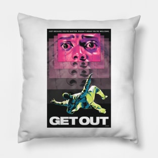 Get Out Movie Art Sunken Place Pillow