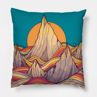 Ocean seas and cliffs Pillow
