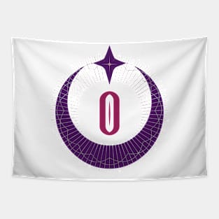 O - Moon Monogram Tapestry