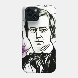 George Perkins Marsh Black and White Portrait | George Perkins Marsh Artwork 4 Phone Case