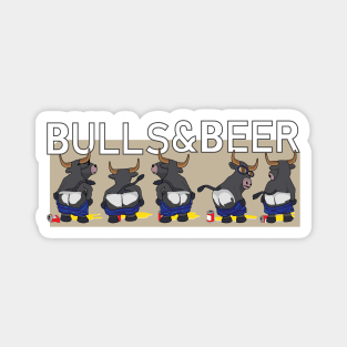 Bulls & Beers Magnet