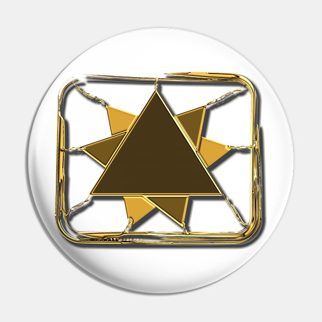 triangle in gold. Pin by robelf