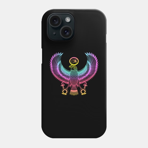 Ancient Egyptian God Horus as Royal Falcon Phone Case by OccultOmaStore