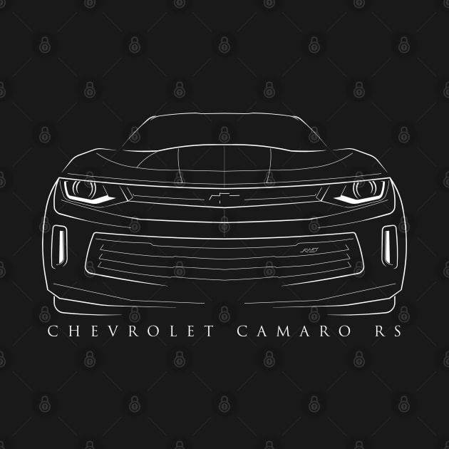 2016 Chevy Camaro RS - stencil by mal_photography