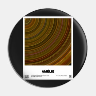 minimal_Amelie Abstract Circular Art Movie Pin