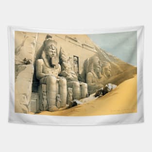 Great Temple of Ramesses II, Abu-Simbel, Egypt 1846 Louis Haghe Tapestry