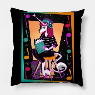 Jazz the Beatnik Unicorn Pillow