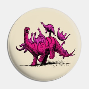 Playful Dinosaur Pin