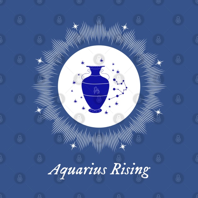 Aquarius Rising Astrology Chart Zodiac Sign Ascendant by Witchy Ways