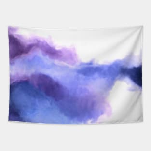 Purple Sky, White Light - abstract Tapestry