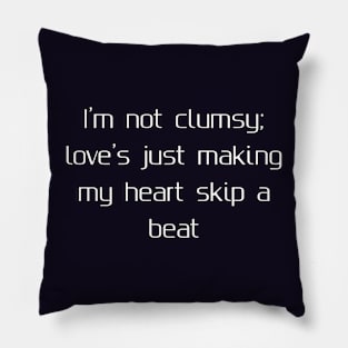 Funny valentines joke Pillow