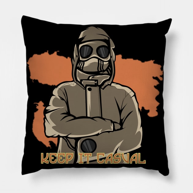 keep it casual_  ultras casual style Pillow by Ultras_Store_1312