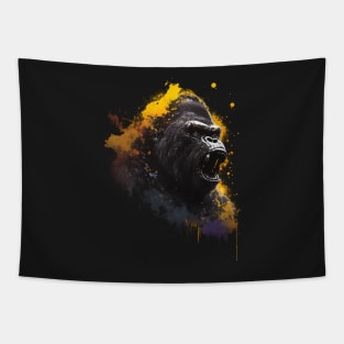 Gorilla Roar Tapestry