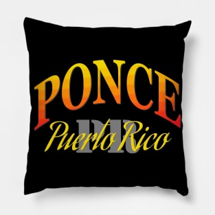 City Pride: Ponce, Puerto Rico Pillow