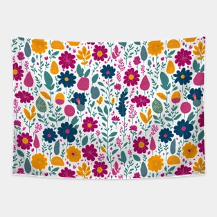 Floral Pattern Design Tapestry