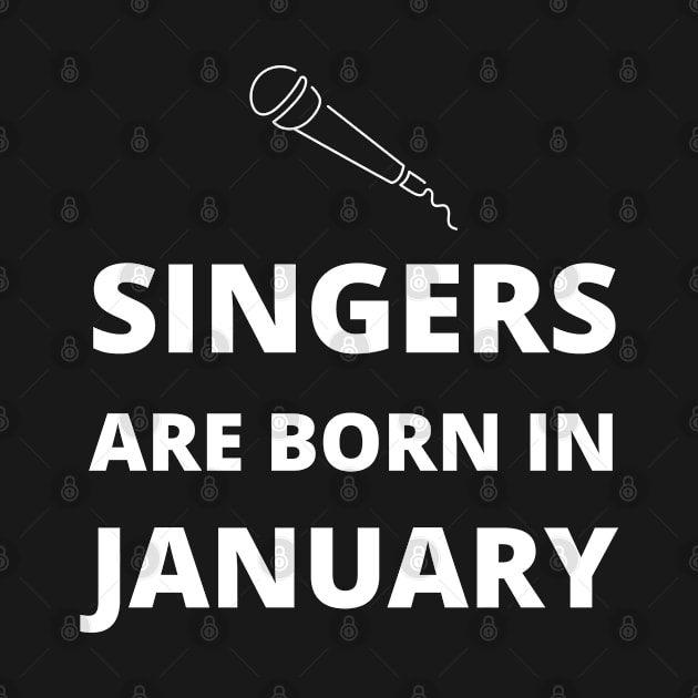 Singers are born in January by InspiredCreative