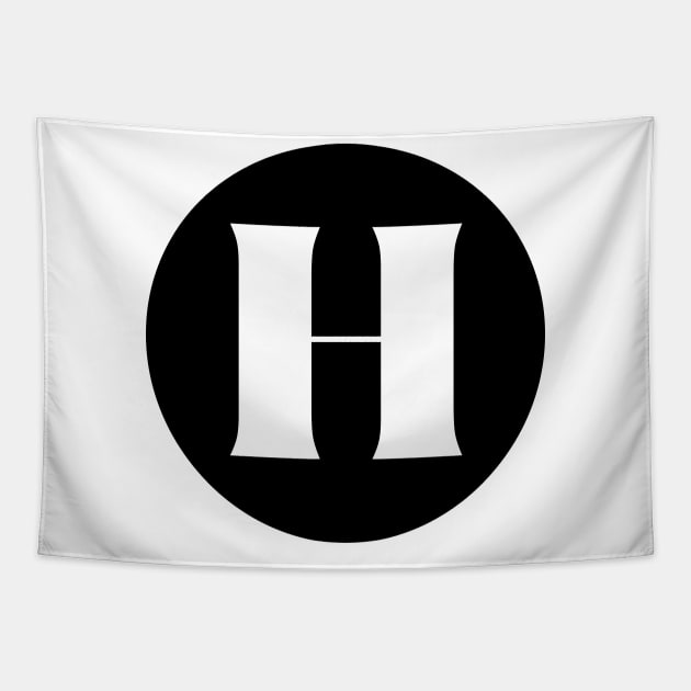 H (Letter Initial Monogram) Tapestry by n23tees