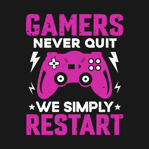 Gamers Never Quit - Gamer Girl by AbundanceSeed