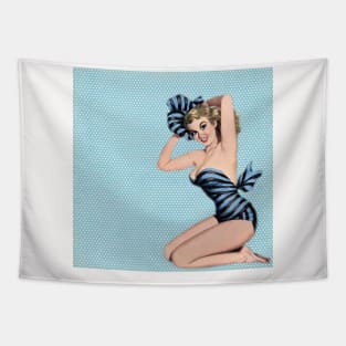 Tits and Tats Big Boobs and Tattoos Pinup Girl Tapestry for Sale by  partysparkle